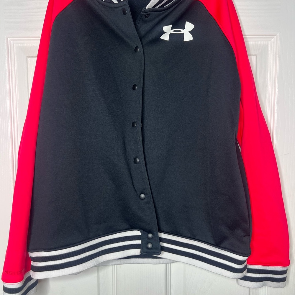 Under Armour Black and White Jacket